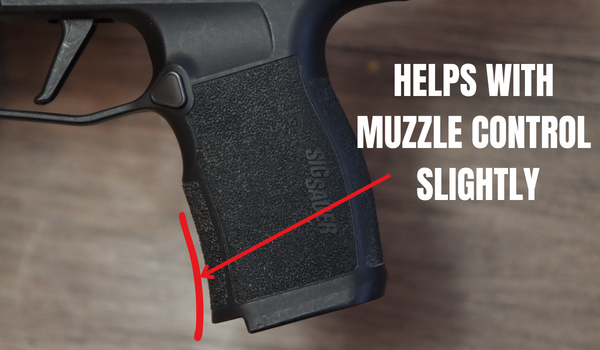 p365 grip curve