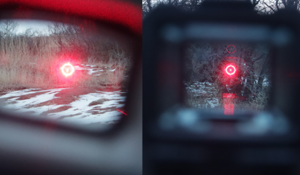 holographic vs red dot reticle