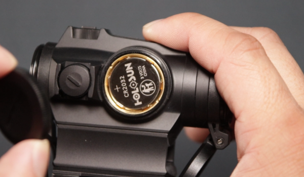 red dot sight battery life